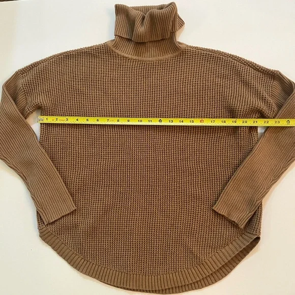 Michael Kors Brown Waffle Knit Sweater - Picture 2 of 7